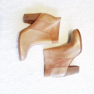 Kate Spade Mixed Suede Leather Heel Bootie